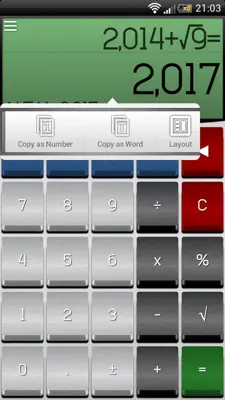 Skinnable Calculator android App screenshot 11